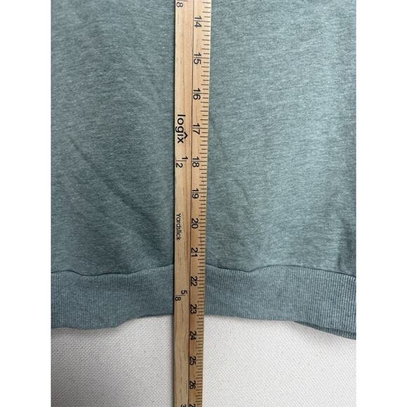 Women’s Sweatshirt Sz M Sage Green Plants Gardening Graphic Long Sleeve Casual - Picture 11 of 11